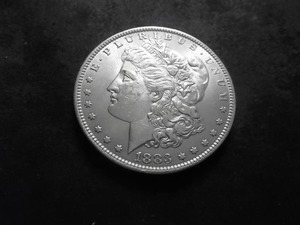 1883 O Morgan Silver Dollar