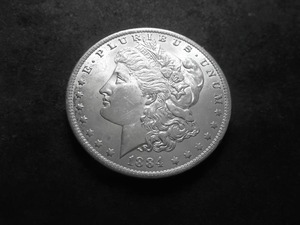 1884 O Morgan Silver Dollar