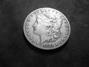 1884 S Morgan Silver Dollar