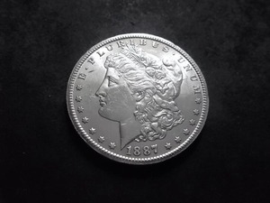 1887 S Morgan Silver Dollar