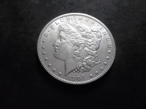 1904 O Morgan Silver Dollar
