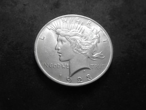 1923 Peace Silver Dollar