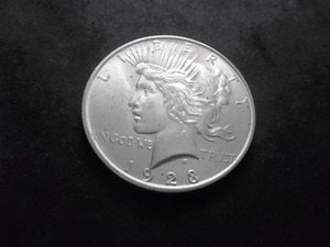 1923 D Peace Silver Dollar