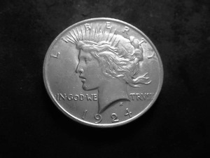 1924 Peace Silver Dollar