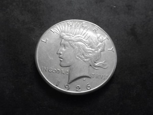 1926 S Silver Peace Dollar