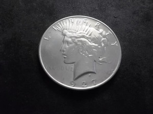 1927 D Peace Silver Dollar