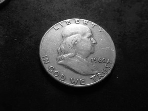 1960 Franklin Half Dollar