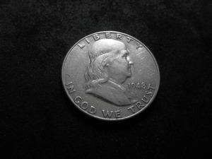 1948 D Franklin Half Dollar