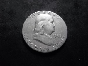 1952 S Franklin Half Dollar
