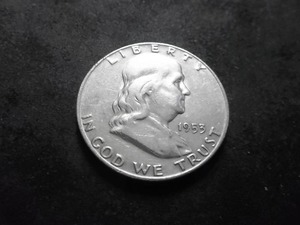 1953 D Franklin Half Dollar