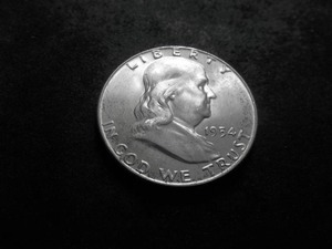 1954 D Franklin Half Dollar