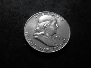 1959 D Franklin Half Dollar