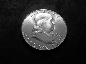 1963 D Franklin Half Dollar