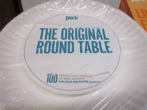 Paper Plates, Plastic Forks & Spoons