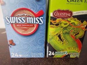Hot Cocoa and Green Tea K-Cups