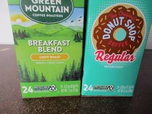 Breakfast Blend and Donut Shop K-Cups