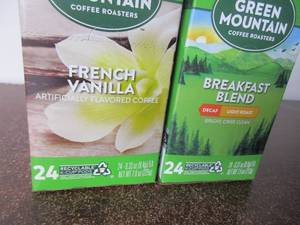 French Vanilla and Decaf K-Cups