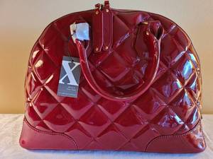lot 18 image: MAXX Candy Apple Red Handbag (New wtags)