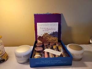 lot 121 image: New Bare Minerals make-up set and Dr. Denese Products