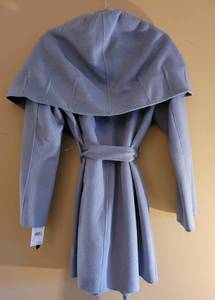 lot 144 image: New Powder Blue Coat with Shawl Collar