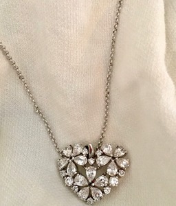 lot 95 image: Nolan Miller Crystal Heart Pendant