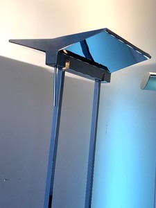 lot 25 image: Chrome Floor Lamp
