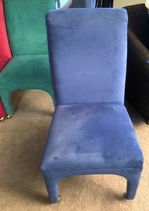 lot 44 image: Set of Fantastic Bright Upholstered Chairs