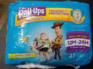 lot 77 image: Huggies Pull ups...