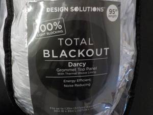lot 78 image: Design Solutions Total Blackout Dar...