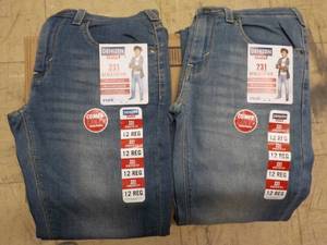 lot 103 image: 2 pair Denizen levys size 12...