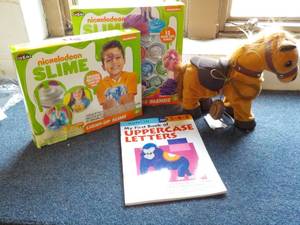 lot 113 image: Walking Horse, Book, and Slime-slim...