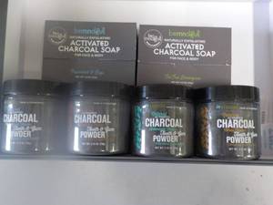 lot 144 image: Bemindful Activated Charcoal Soap- ...