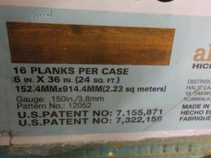 lot 157 image: 7 cases Allure Grip Stick Flooring ...