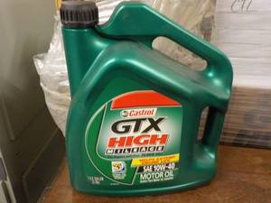 lot 238 image: 1 Gallon Castrol GTX High Milage SA...