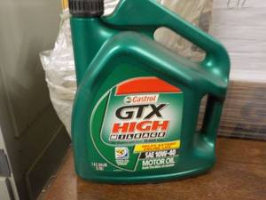 lot 241 image: 1 Gallon Castrol GTX High Milage SA...