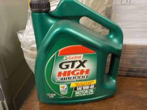 lot 242 image: 1 Gallon Castrol GTX High Milage SA...