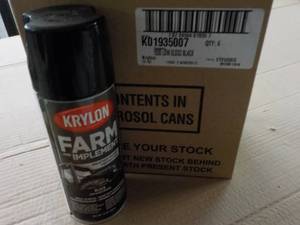 lot 296 image: 6 pack Krylon Farm and Implement Gl...