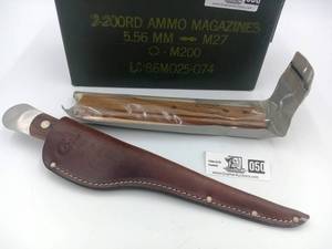 Ammo Magazine, Fishing Knife, Blade sharpener
