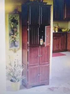 lot 5 image: 8 Door Wall Cabinet open box Retail...