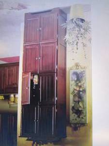 lot 8 image: 8 Door Wall Cabinet open box Retail...