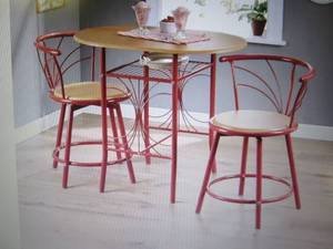 lot 14 image: 3-Piece Colorful Bistro Set open bo...