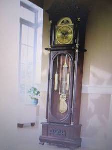 lot 50 image: Westminster Grandfather Clock open ...