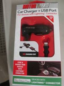 lot 66 image: 6-4pks Motor Trend Car Charger & US...