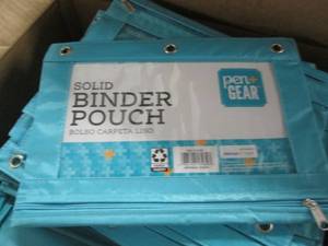 lot 77 image: Case of Zipped Pencil Binder Pouche...