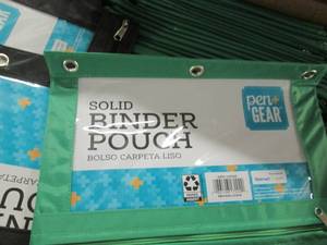 lot 83 image: Box of Zipped Pencil Binder Pouches...