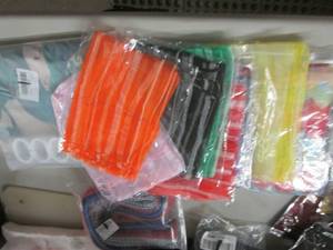 lot 87 image: Shower Curtain, Scarves, Mens Thin ...