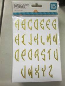 lot 101 image: Stack of Letter Sticker Packs...