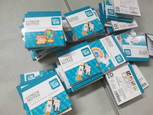 lot 108 image: Large Lot Lunch Notes & Stickers...