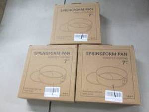 lot 111 image: 3 - 7 inch Spring Form Pans...