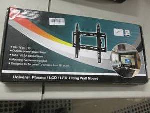 lot 115 image: Universal Tilting TV Wall Mount 26-...